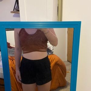 maroon/purple color cropped tank top